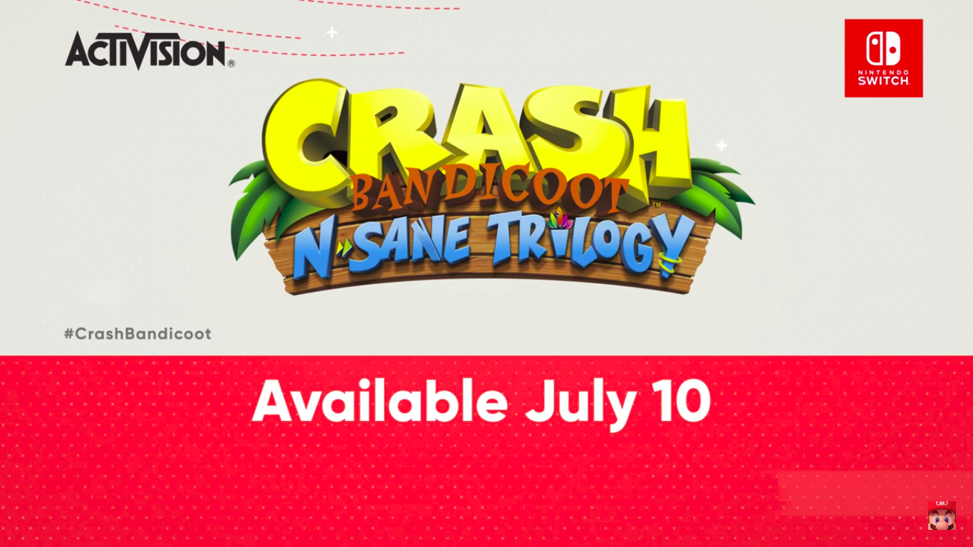 Crash Bandicoot Nintendo Switch